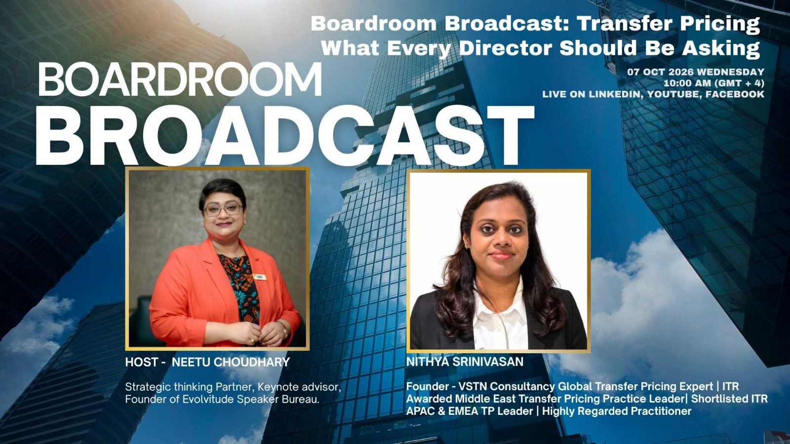 Boardroom Broadcast | LIVE Transfer Pricing: What Every Director Should Be Asking